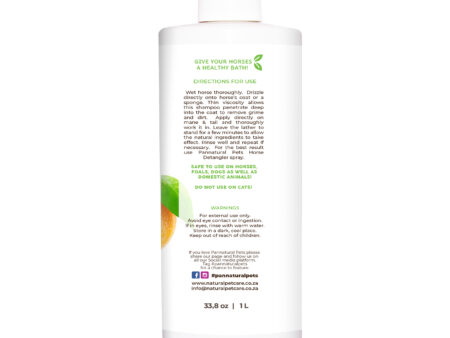 Natural Horse Shampoo Itch Free and Clean Pannatural Pets