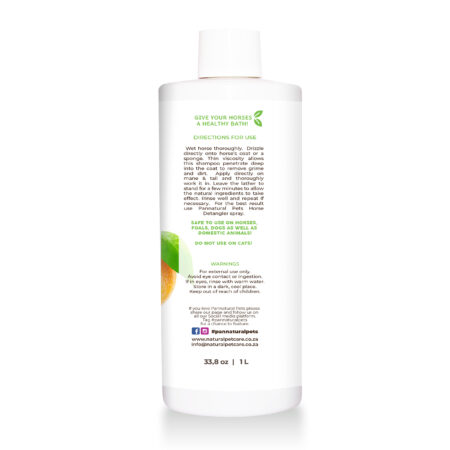 Natural Horse Shampoo Itch Free and Clean Pannatural Pets