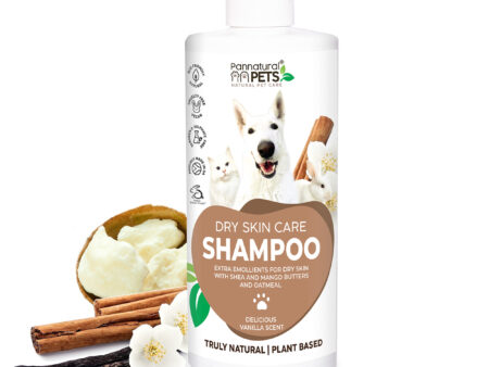 Natural Pet Shampoo Dry Skin Care Vanilla Pannatural Pets
