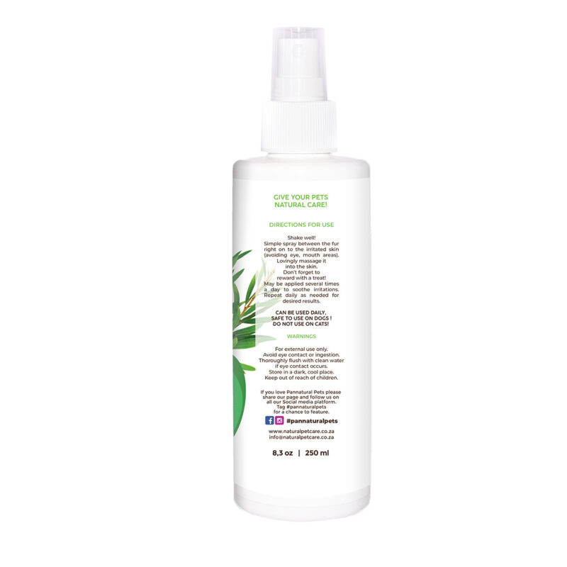 Natural Pet Spray On The Spot Soothe That Itch Pannatural Pets