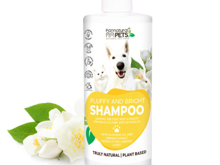 Natural Pet Shampoo Fluffy and Bright Jasmine Pannatural Pets