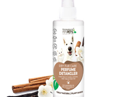 Natural Pet Spray Detangler Perfume Dry Fur Vanilla Pannatural Pets