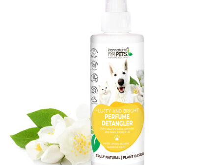 Natural Pet Spray Detangler Perfume Fluffy and Bright Jasmine Pannatural Pets