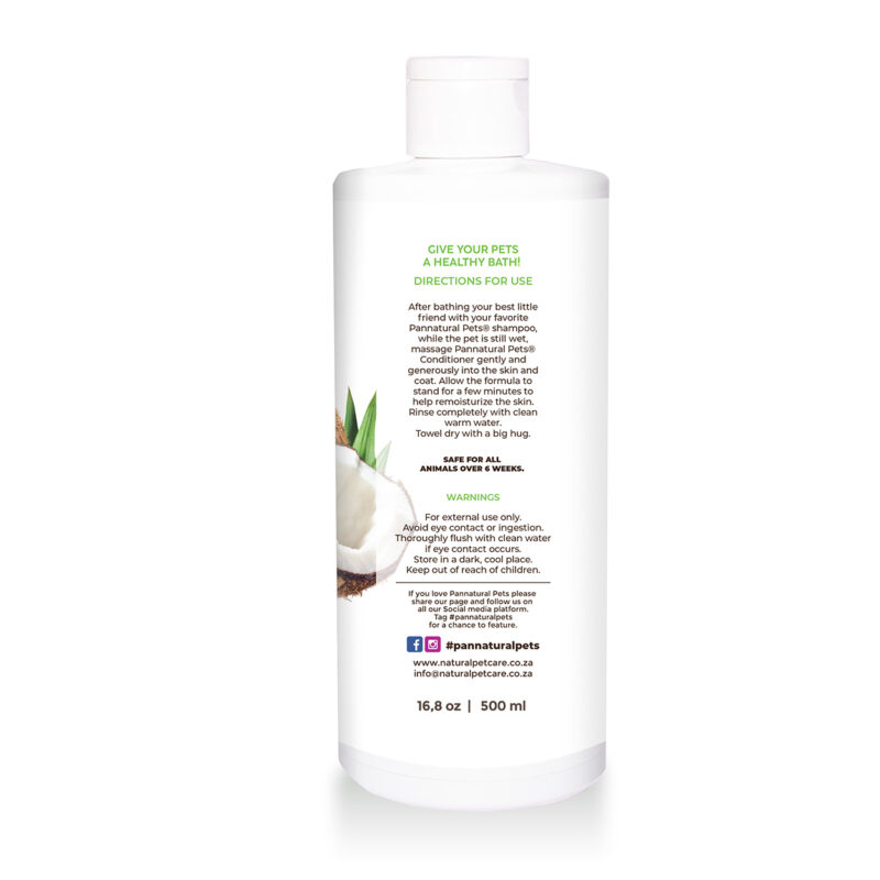 Natural Pet Conditioner Hypo Allergen Pannatural Pets