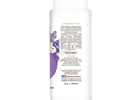Natural Pet Dry Shampoo Powder Calming Lavender Pannatural Pets