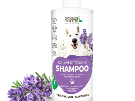 Natural Pet Shampoo Calming Touch Lavender Pannatural Pets