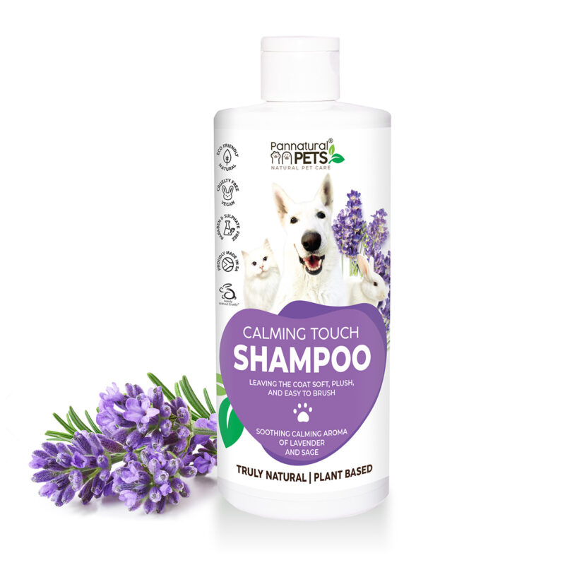 Natural Pet Shampoo Calming Touch Lavender Pannatural Pets