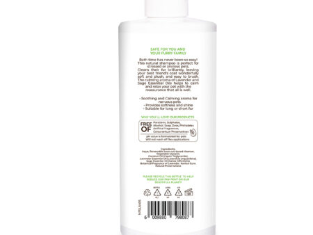 Natural Pet Shampoo Calming Touch Lavender Pannatural Pets