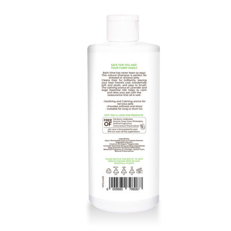 Natural Pet Shampoo Calming Touch Lavender Pannatural Pets