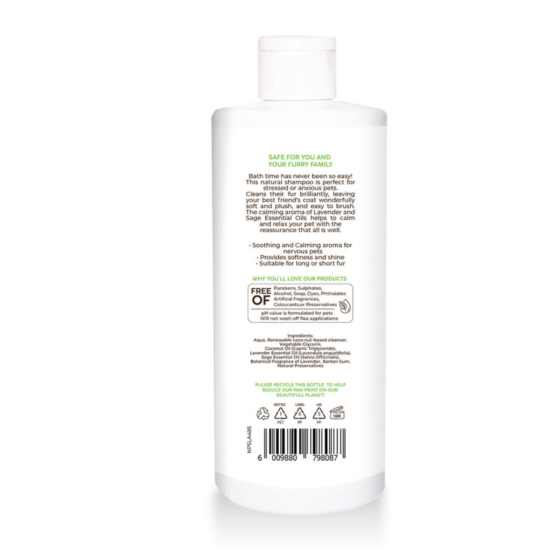 Natural Pet Shampoo Calming Touch Lavender Pannatural Pets