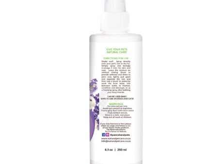 Natural Pet Spray Detangler Perfume Calming Touch Lavender Pannatural Pets