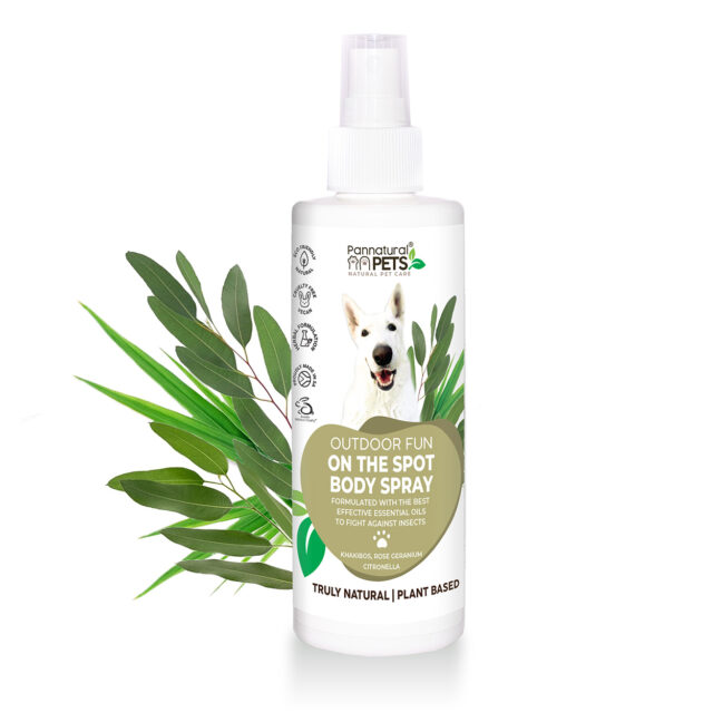 Natural Pet Spray On The Spot Outdoor Fun Pannatural Pets
