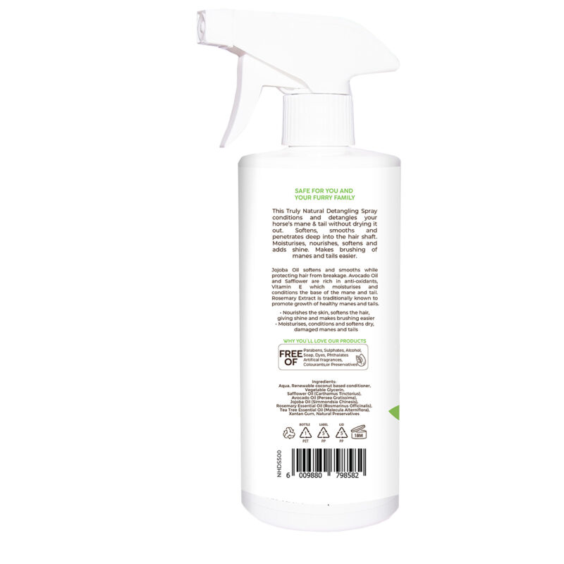 Natural Horse Spray Detangler Mane and Tail Pannatural Pets