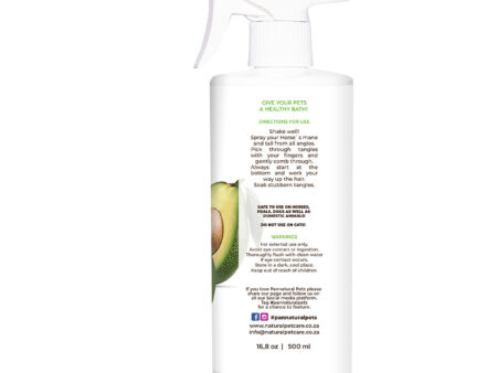 Natural Horse Spray Detangler Mane and Tail Pannatural Pets