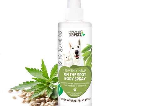 Natural Pet Spray On The Spot Heavenly Hemp Pannatural Pets