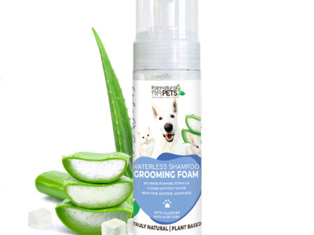 Natural Pet Dry Grooming Foam Pump Pannatural Pets