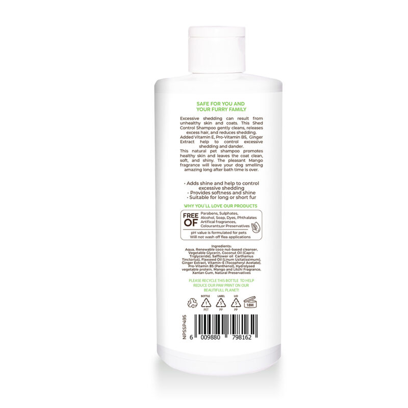Natural Pet Shampoo Shed Patrol Mango Pannatural Pets
