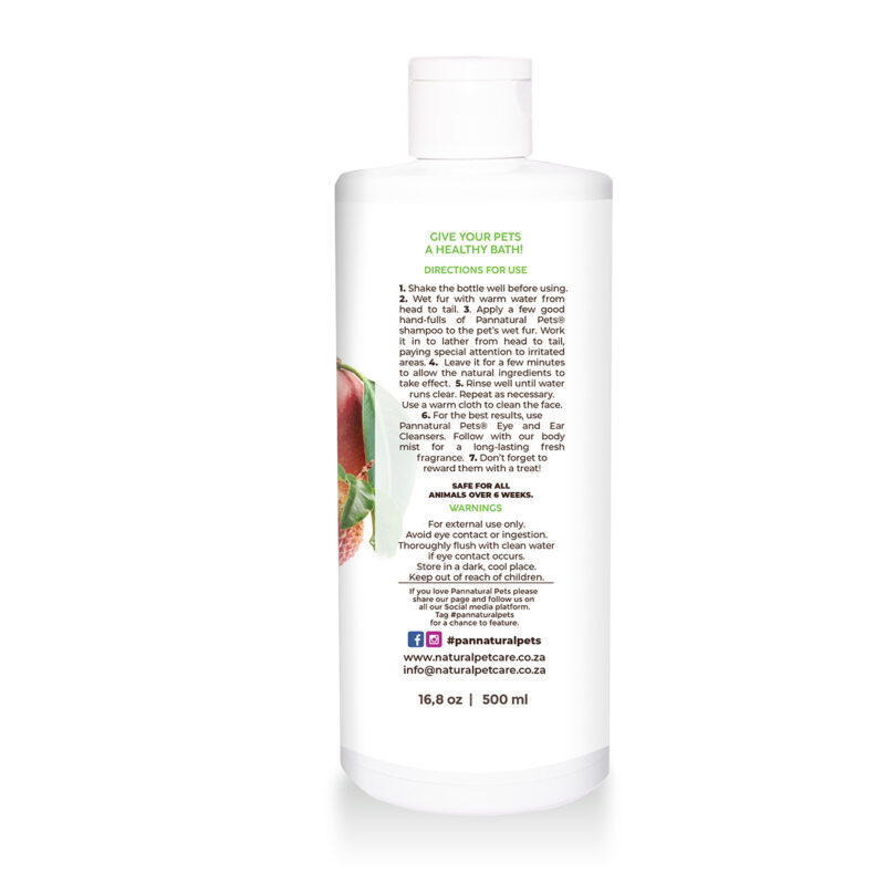 Natural Pet Shampoo Shed Patrol Mango Pannatural Pets