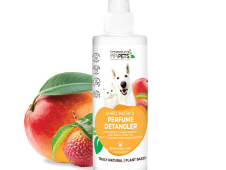 Natural Pet Spray Detangler Perfume Shed Patrol Mango Pannatural Pets