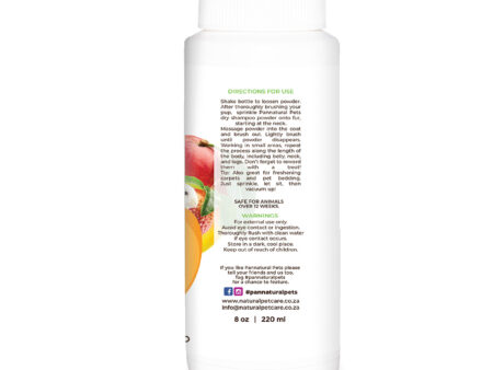 Natural Pet Dry Shampoo Powder Divine Mango Pannatural Pets