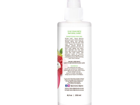 Natural Pet Spray Detangler Perfume Puppy Love Strawberry Pannatural Pets