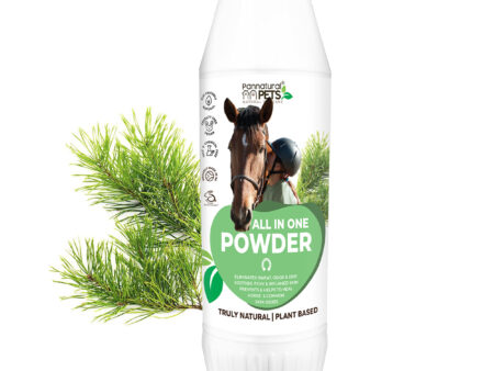 Natural Horse Dry Shampoo Powder All In One Pannatural Pets Herbal fragranced prevention Horse Powder