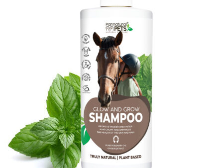 Natural Horse Shampoo Glow and Grow Pannatural Pets Fast Growth