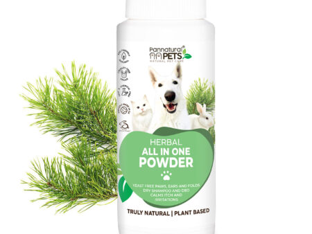 Natural Pet Dry Shampoo All In One Powder Pannatural Pets
