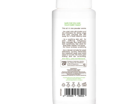 Natural Pet Dry Shampoo All In One Powder Pannatural Pets