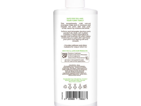 Natural Pet Shampoo WONDER PLUSH Pannatural Pets
