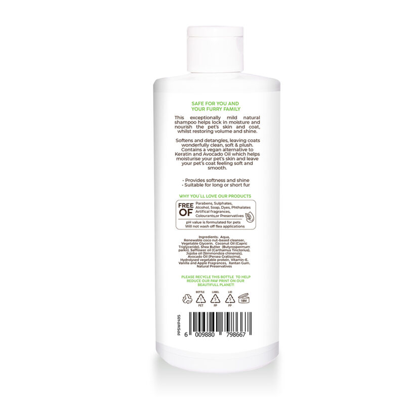 Natural Pet Shampoo WONDER PLUSH Pannatural Pets