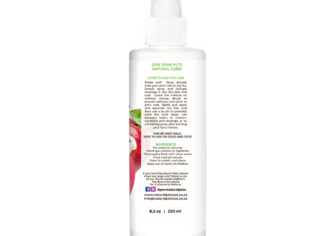 Natural Pet Spray Detangler Perfume WONDER PLUSH Pannatural Pets