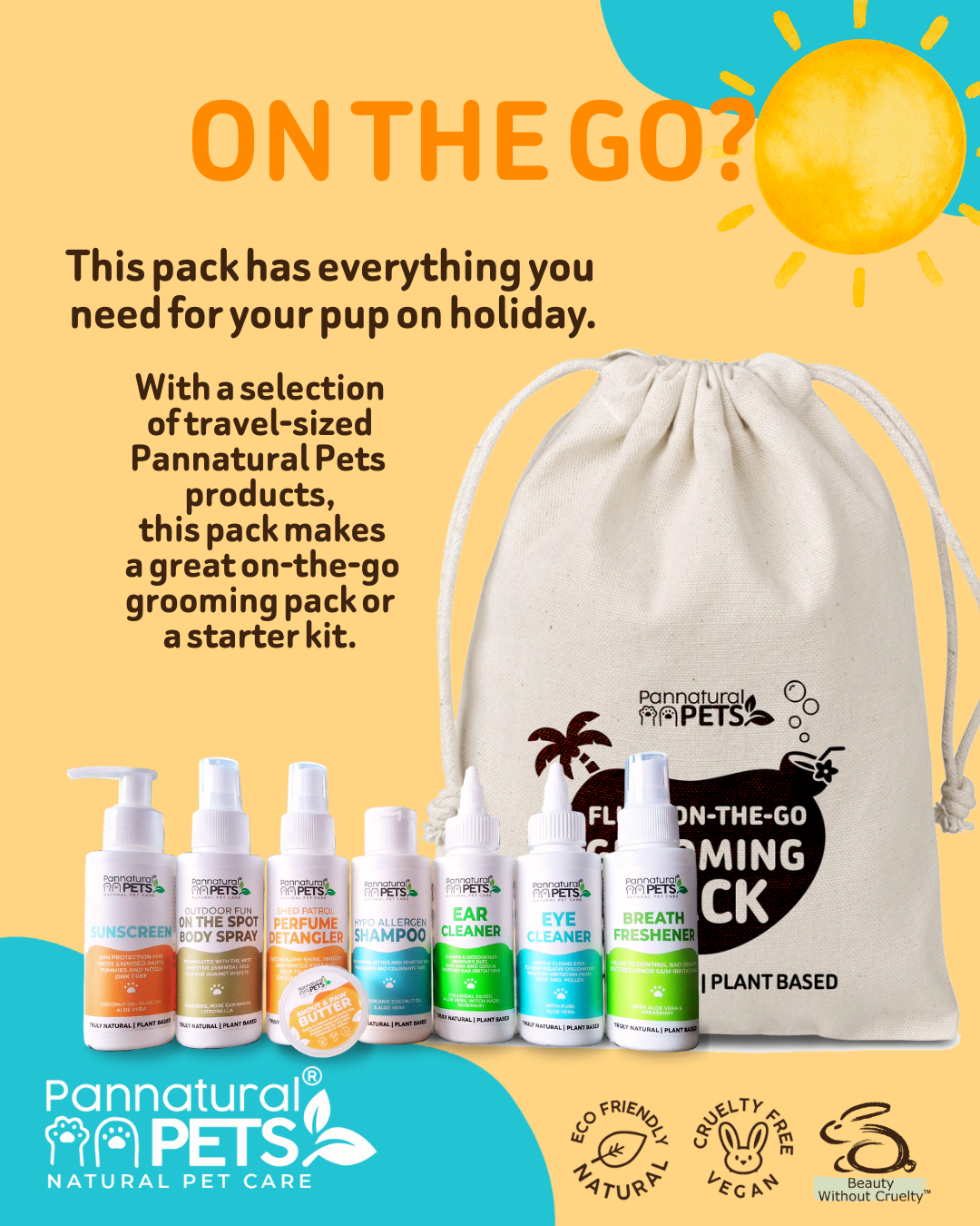 Pannatural Pets Travel Pack - Image 3