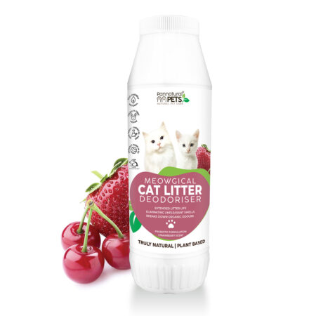 Natural Pet Cat Litter Deodorizer Strawberry Pannatural Pets Probitoic Fragranced